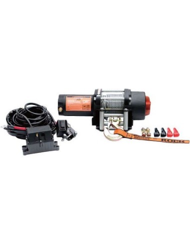 Treuil électrique spécial quad, traction 900, moteur 1,5 cv, 15 mètres de cable réf SUPERWINCH2000LBS en vente chez