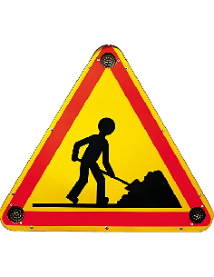 Triflash AK5 a LED rabattable 500 mm signalisation de chantier