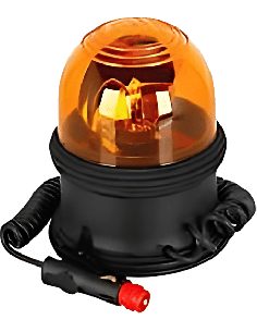 Gyrophare homologué voie publique 12 V H1, avec base magnétique