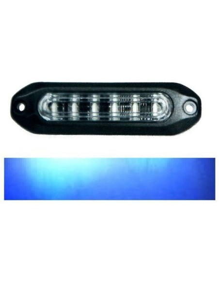 Feu de pénération 6 LED bleu pour véhicule ambulance ou secours