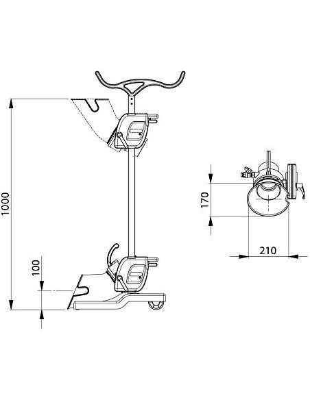Aspirateur extracteur gaz d'échappement air comprimé pour VL et PL