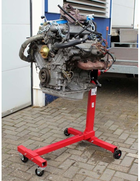 Porte moteur réglable 454 kg 730 mm Avec 2 roulettes + 2 pivotantes