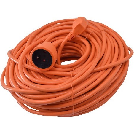 Allonge electrique 50m-3g*1.5mm2-orange marque I-watts réf I-RAJ3G15-50M outils de l'électricien
