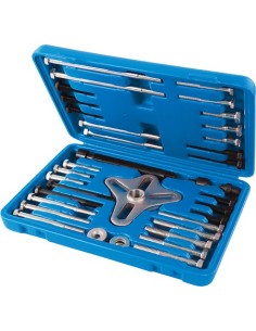 Kit pour extraction de compensateurs harmoniques 46 pcs 40 - 93 mm marque SILVERLINE