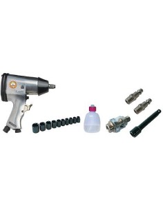 Coffret clés a chocs 1/2 avec 10 douilles et 5 accessoires