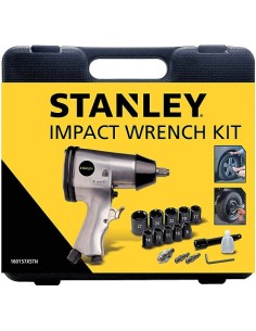 Coffret clés à chocs 1/2 Stanley pas cher avec 10 douilles et 5 accessoires