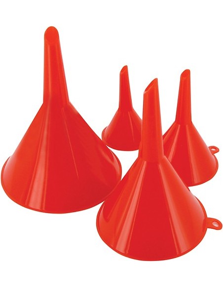 Jeu de 4 entonnoirs 50 75 100 et 120 mm marque SILVERLINE
