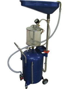 Récupérateur d'huile 90 L par aspiration et gravitation