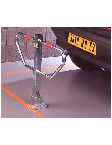 Barriere de parking Poteau bloc parking pied central avec arceaux
