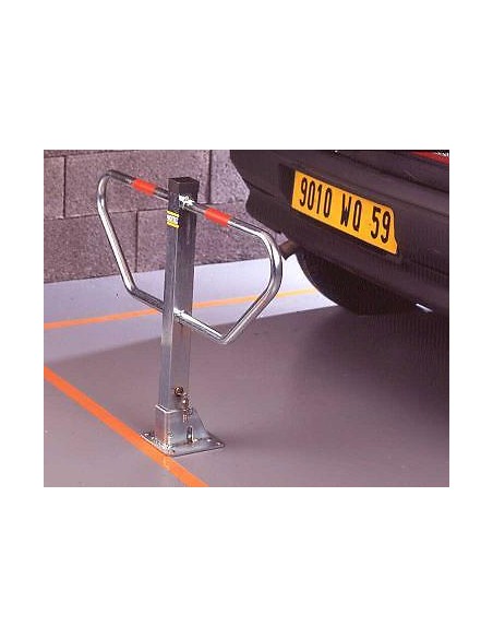 Barriere de parking Poteau bloc parking pied central avec arceaux