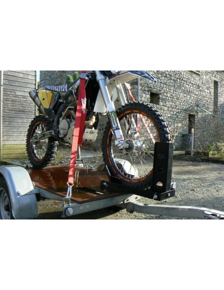Béquille bloc roue moto réglable de 14 à 21 pouces
