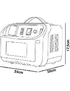 Chargeur de batterie compact multifonctions 12 et 24v 30a marque ref 1020004 en vente chez 2