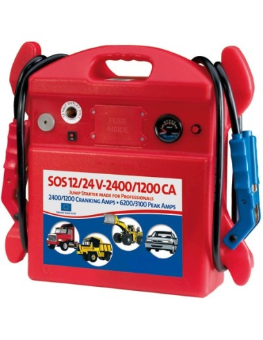 Booster de démarrage professionnel portable 12 et 24 V