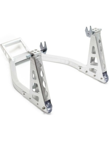 Béquille moto aluminium qualité, roue arrière 317 Kg pro