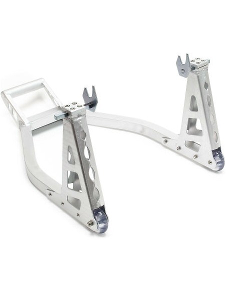 Béquille moto aluminium qualité, roue arrière 317 Kg pro