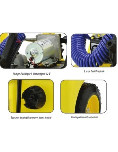 Caddy déverglaçant avec cuve de 60L pour saumure et eau 2