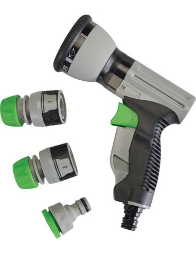 Kit pistolet d'arrosage raccord rapide, 5 pcs SILVERLINE