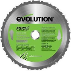 Scie à onglet évolution Fury 255SMS 1600w multi matériaux 2