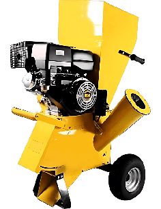 Broyeur de végétaux thermique 15 CV 420 cc 88 mm tractable démarrage batterie