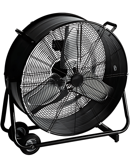 Ventilateur de sol inclinable 330w sur roues diamètre 60 cm marque CFAN0460 ventilateur et brasseur d'air professionnel sur