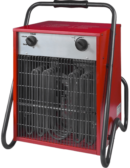 Aérotherme électrique triphasé 15 kw 3 positions pour atelier réf 332704 aérothermes électriques mobiles ou portables