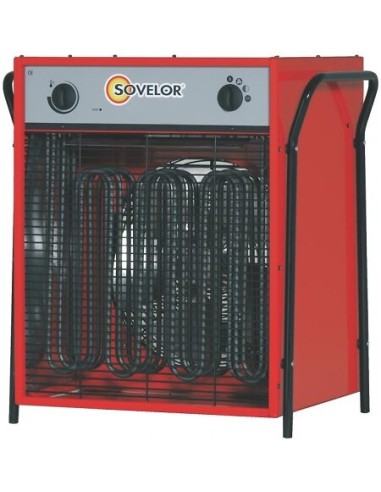 Aerotherme electrique a air pulsé portable, 22 kW, 18 920 Kcal/h