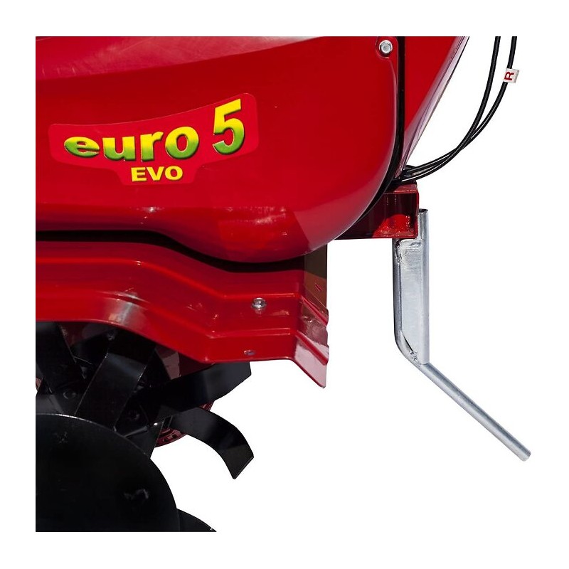 Motobineuse Euro5 Evo Eurosystems avec déport et 6 fraises