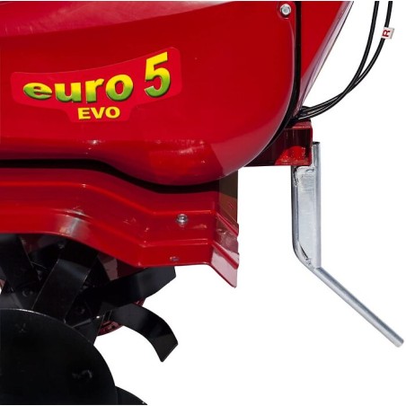 Motobineuse Euro5 Evo Eurosystems avec déport et 6 fraises