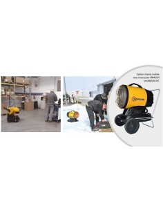 Chauffage radiant portable au fuel 17 kW Minisun Sovelor 2