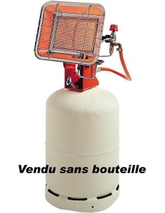 Chauffage radiant gaz propane ou butane sur bouteille 4,3 kW max