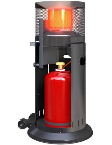 Petit chauffage a gaz tout INOX, puissance 6 Kw
