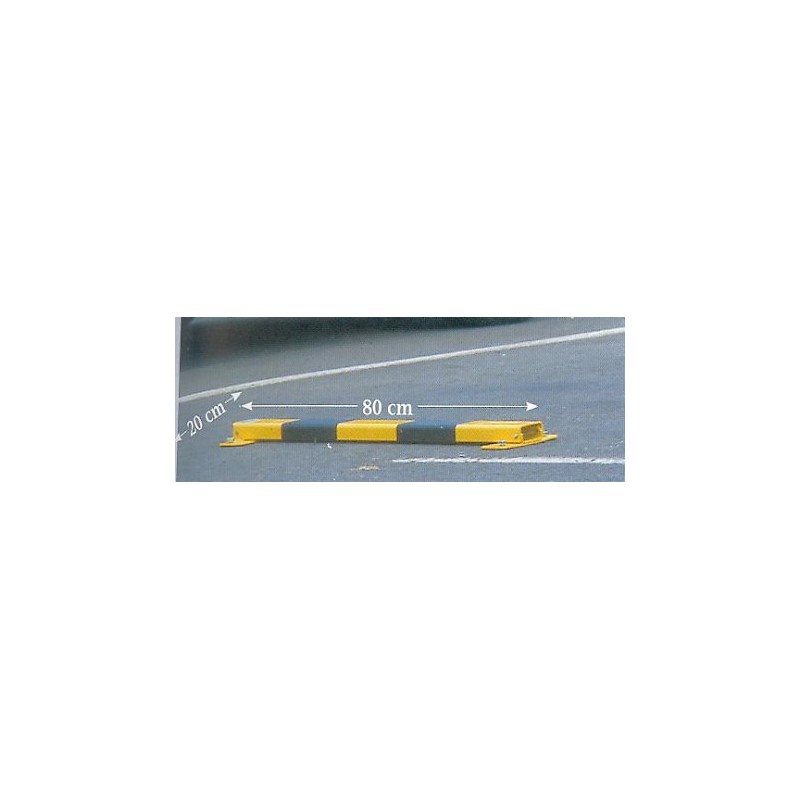Barriere de parking triangulaire extra plate résistance 50 tonnes