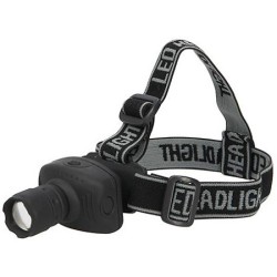 Lampe frontale à LED sur piles puissance 1 W.
