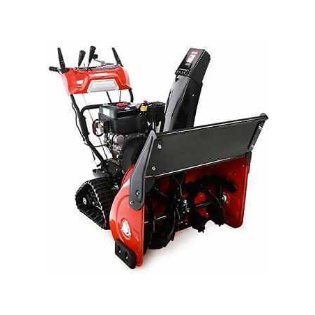 Fraise neige 11cv chenilles Briggs Stratton démarrage électrique 76cm