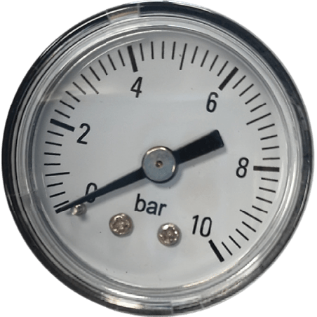 Manometre diamètre 40 mm 10 bar 1/8" pour compresseurs Prodif