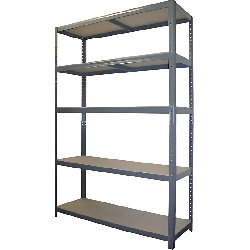 Etagère modulable en aggloméré pour charges lourdes 180 x 120 x 40 cm Elem technic ref ETMOD18124-220 etagères et racks