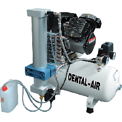 Compresseur dentaire horizontale 24L 3 sièges