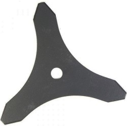 Lame métal 3 dents 24cm de rechange pour débroussailleuse alésage 25,4mm