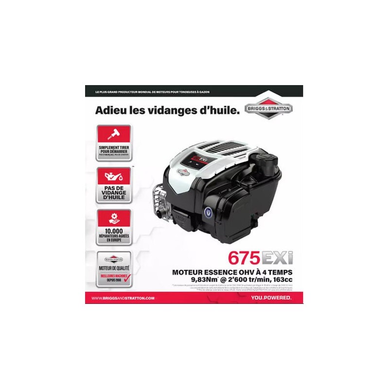 Tondeuse 51cm briggs et stratton 675 EXi TTLMP675SP51-M&S