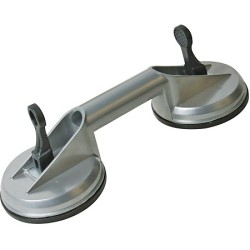 Ventouse en aluminium 100 kg double marque SILVERLINE