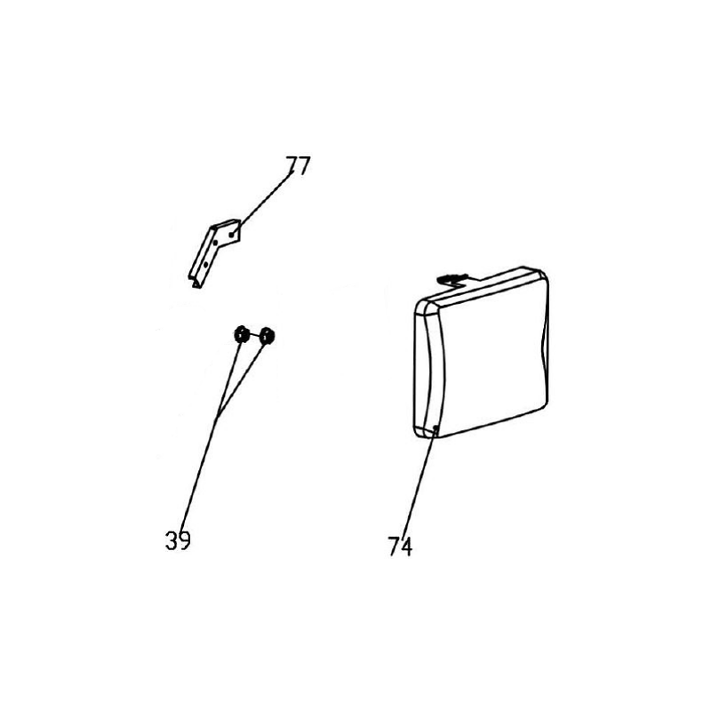 Ensemble châssis de filtre à air de Tondeuse Scheppach MS173-51E