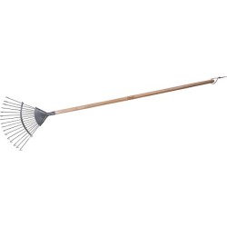 Râteau à feuilles en frêne en acier au carbone SILVERLINE