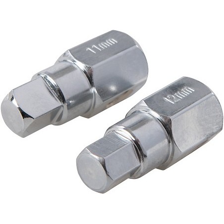 Kit de clés universelles pour bouchons de vidange 12 pcs 3/8 pouce / 8 - 17 mm marque SILVERLINE