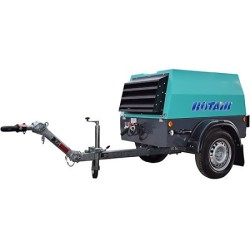 Compresseur autonome remorquable professionnel moteur diesel kubota 50ch marque Imer MDVN53KF compresseurs autonomes thermiques