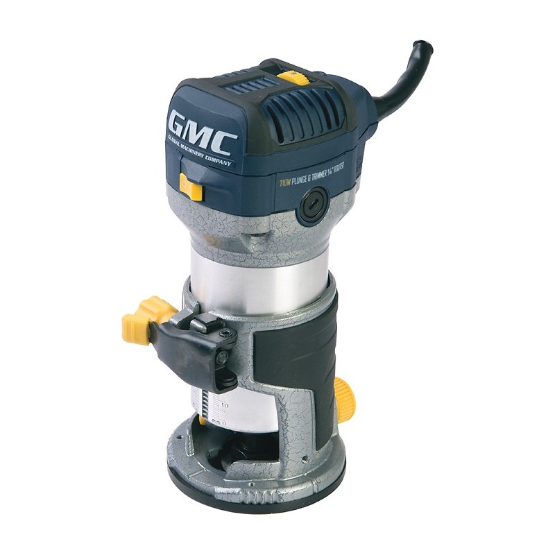 Défonceuse-affleureuse 1/4pouce 710 W marque GMC