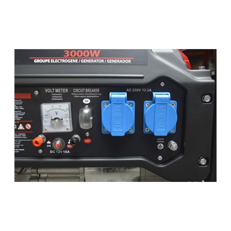 Groupe électrogène Brick 3000w BG3002RV sur roues pas cher
