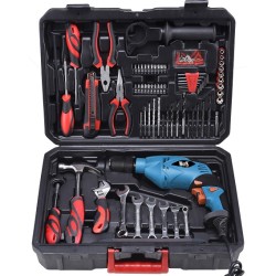 Perceuse percussion 710w + 52 accessoires marque Work men ref WMPP710K52 perceuses filaire