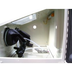 Microbilleuse 220 L avec cône récupérateur et trappe de vidange 2