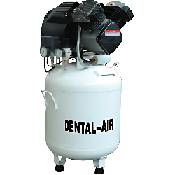 Compresseur dentaire verticale 50L 4 sièges