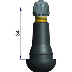 Valve montée avec mécanisme et bouchon à lèvre lot de 1000